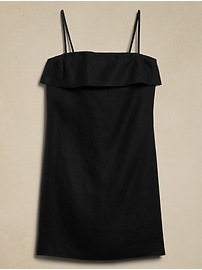 Strapless Linen Mini Dress