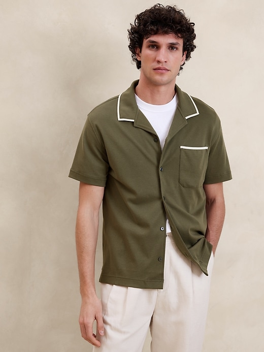 Raspberry Check Resort Shirt