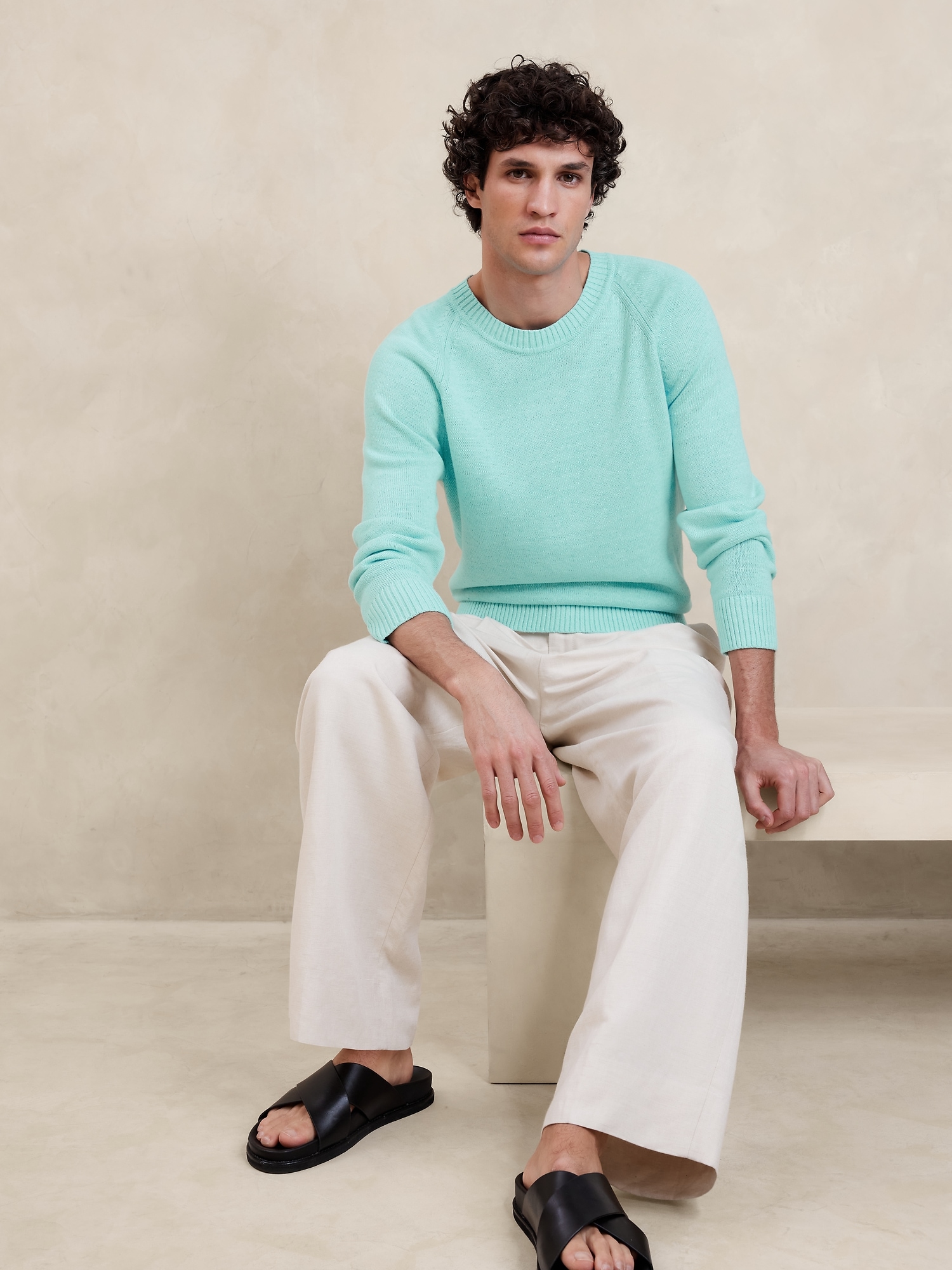 Giorgio Linen-Cotton Sweater