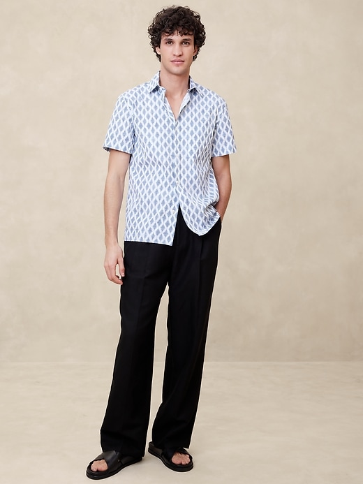 Washed Cotton Poplin Shirt