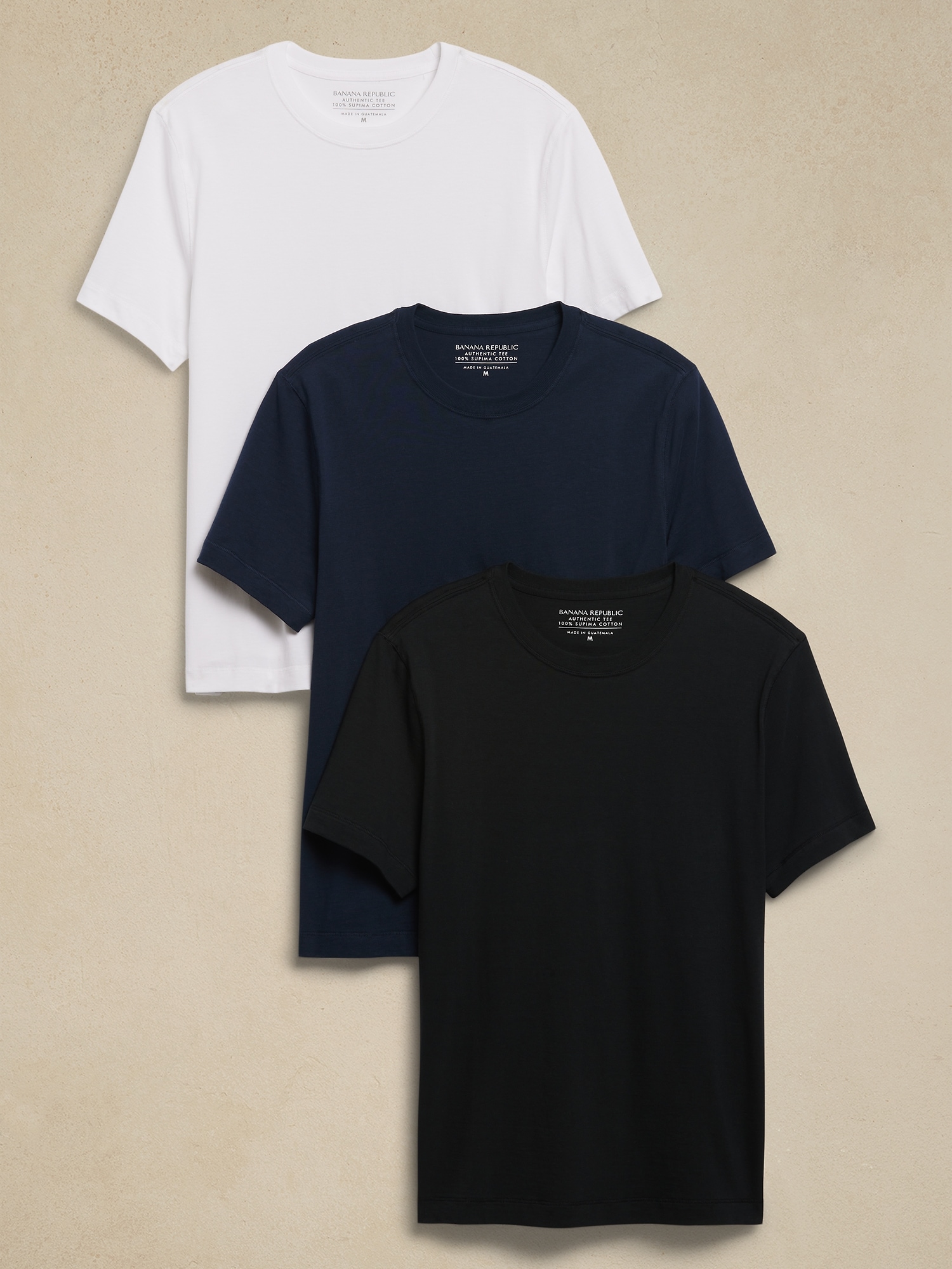 Authentic Supima® T-Shirt 3-Pack