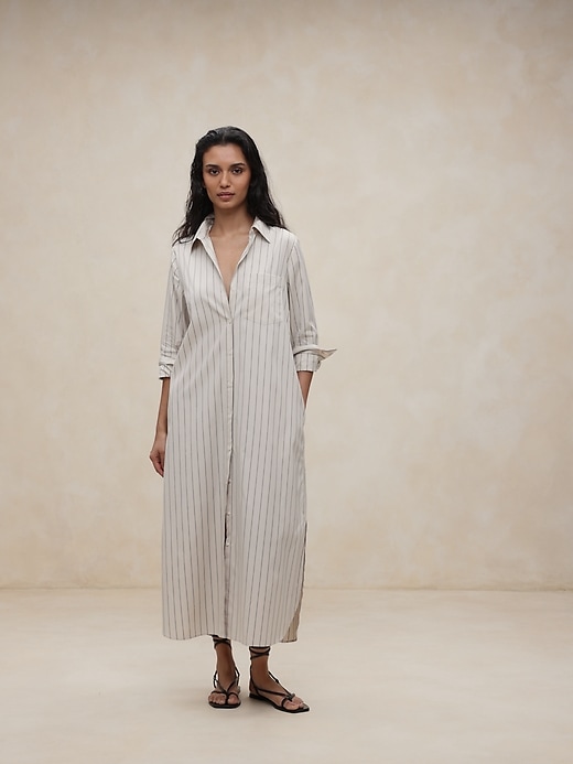 Banana republic maxi shirt dress best sale