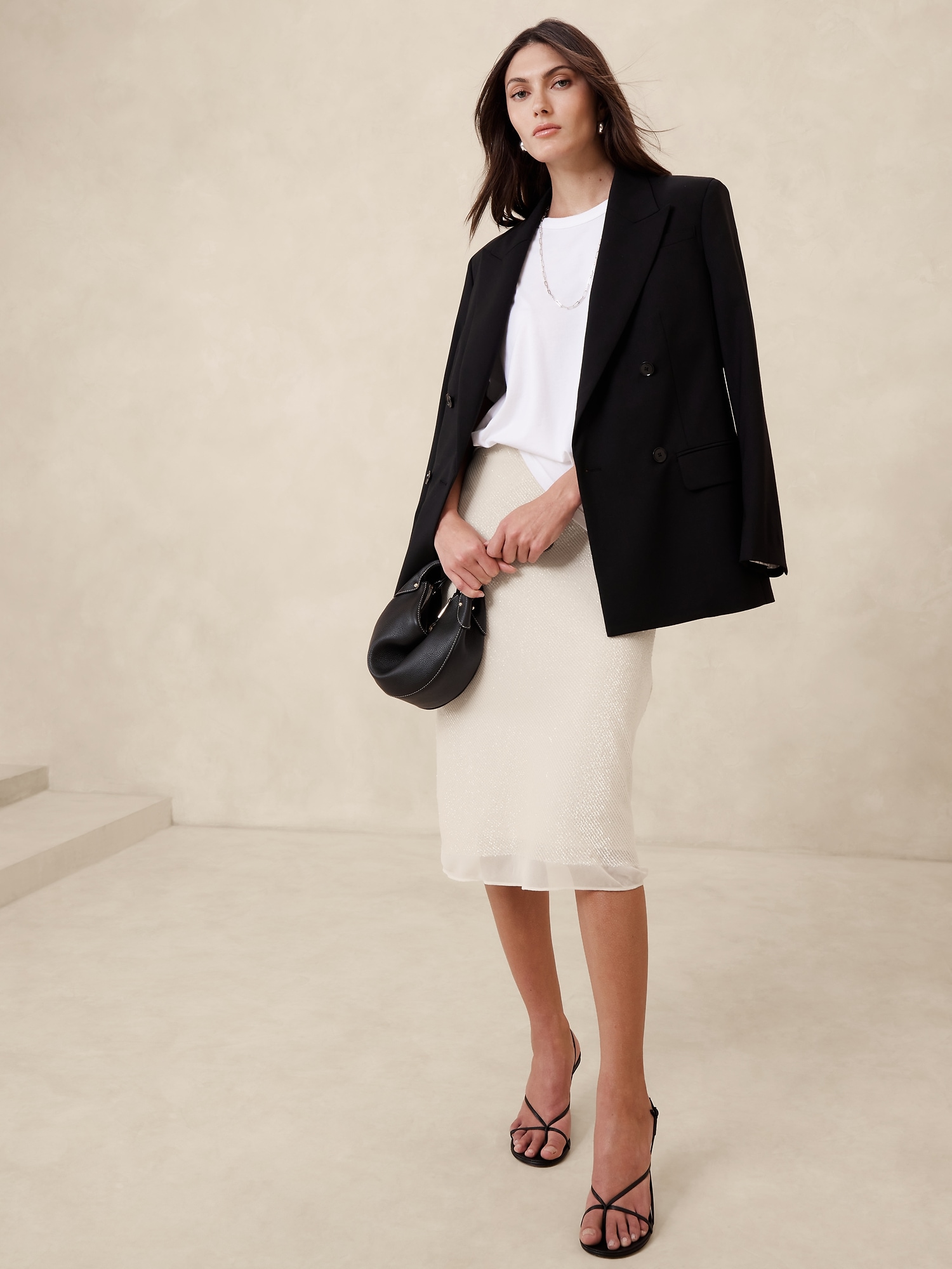 Bianca Sequin Midi Skirt