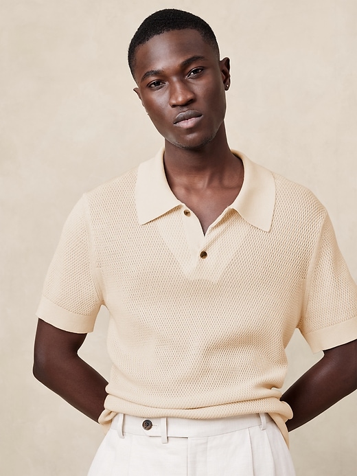 Cotton Sweater Polo | Banana Republic