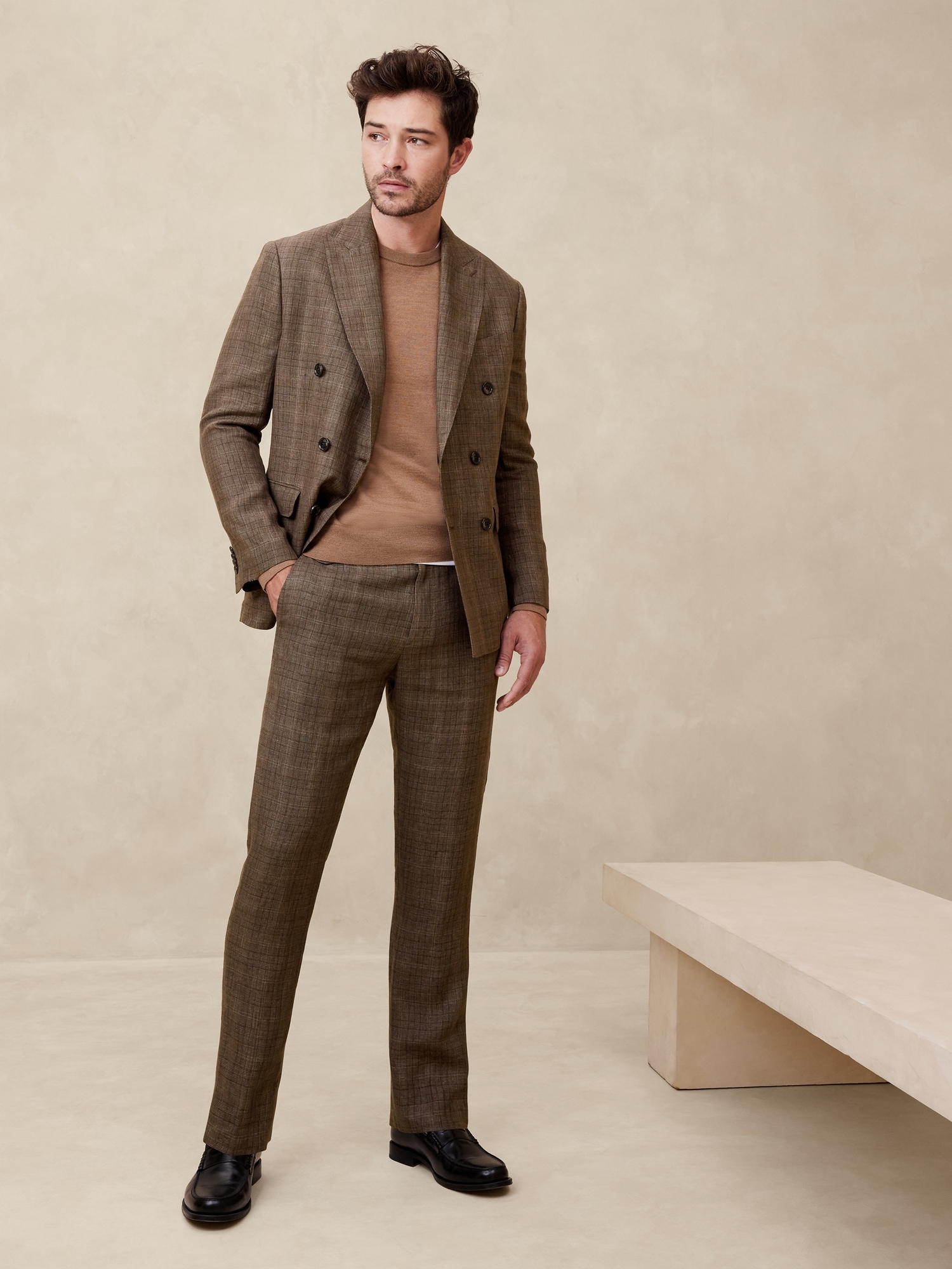 Simeon Italian Linen Suit Pant