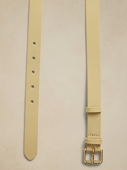 Hudson Leather Belt | Banana Republic display picture 3