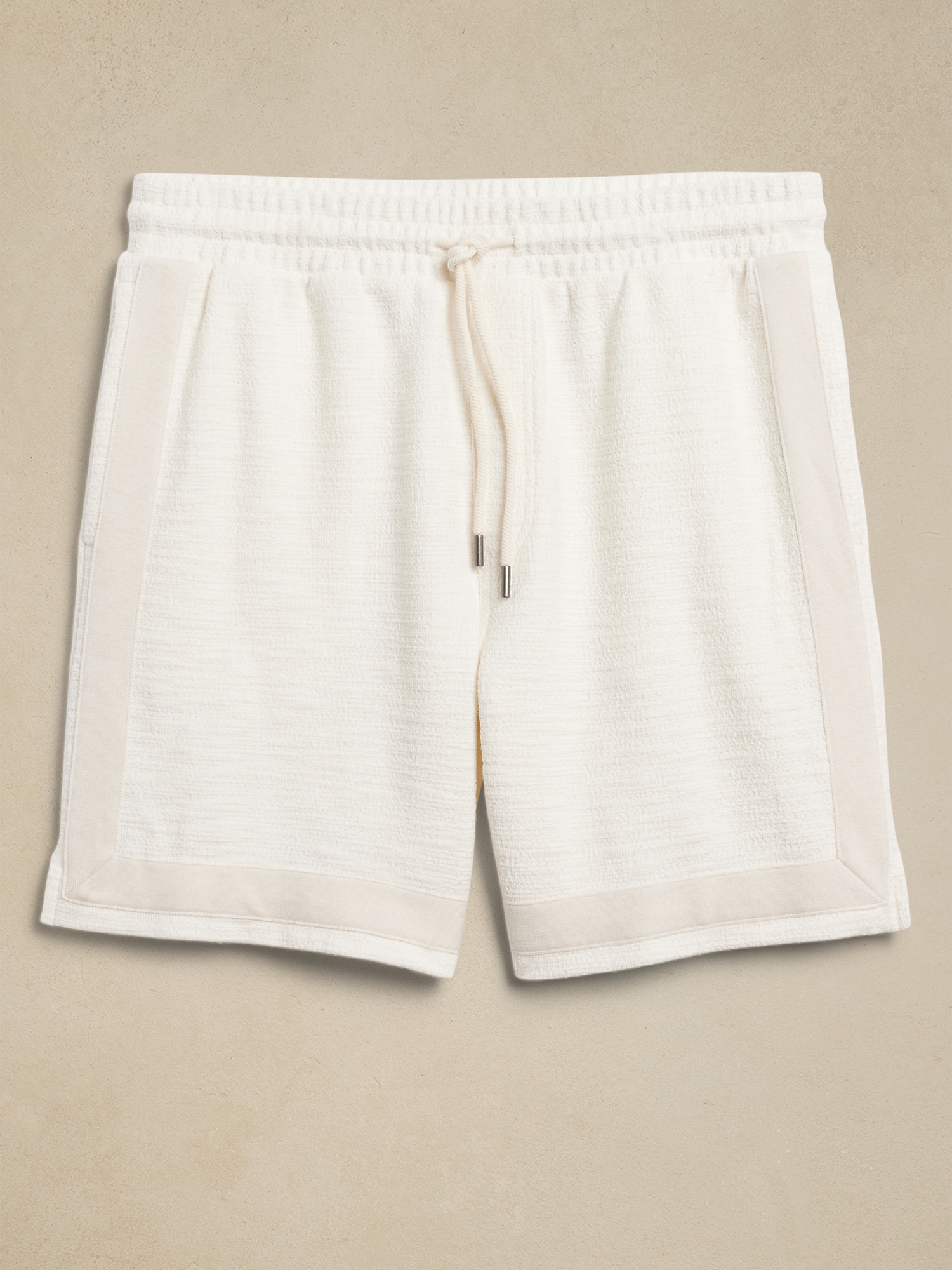 Slub Bouclé Pull-On Short