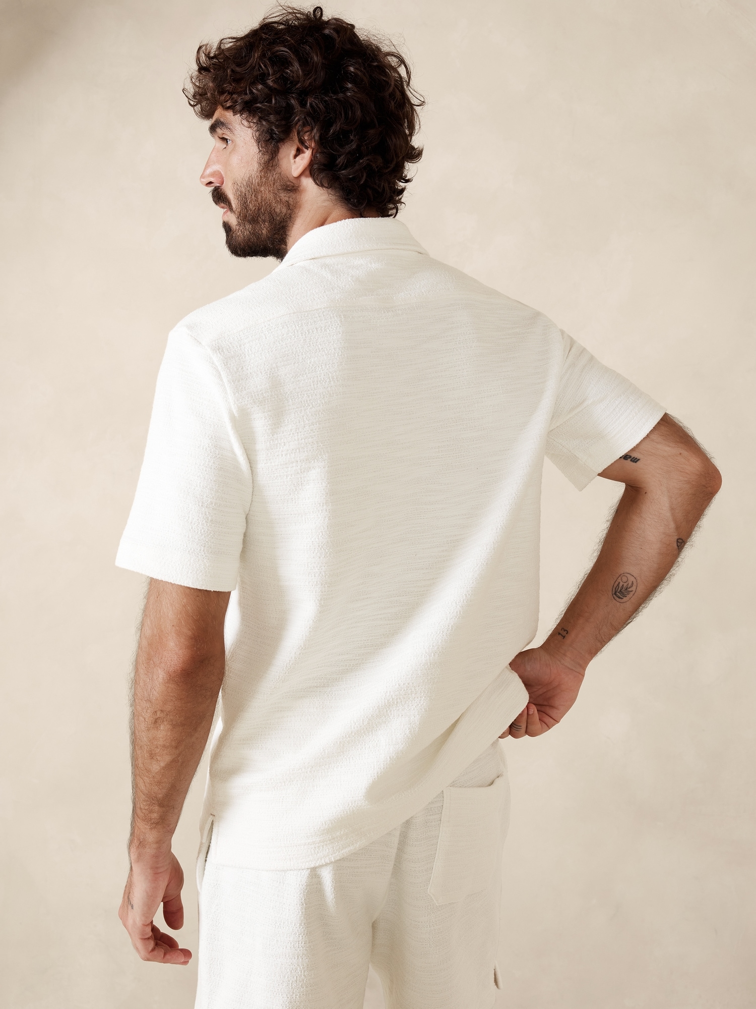 Slub Bouclé Polo