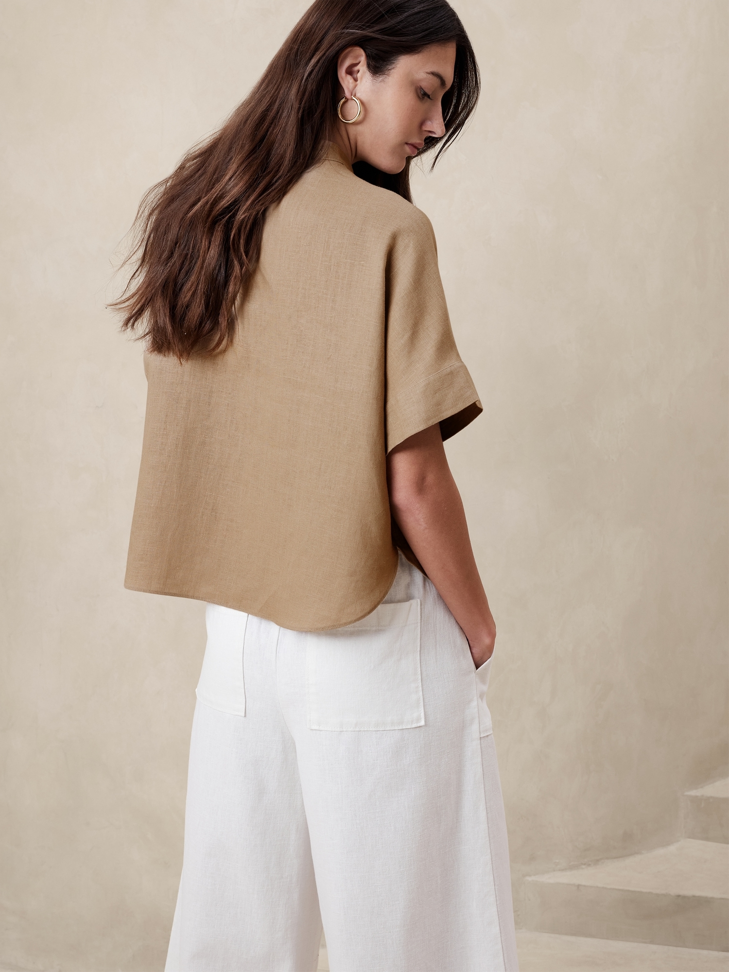 Linen Popover Shirt