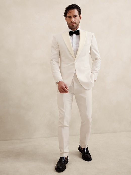 Italian Wool Tuxedo Jacket | Banana Republic