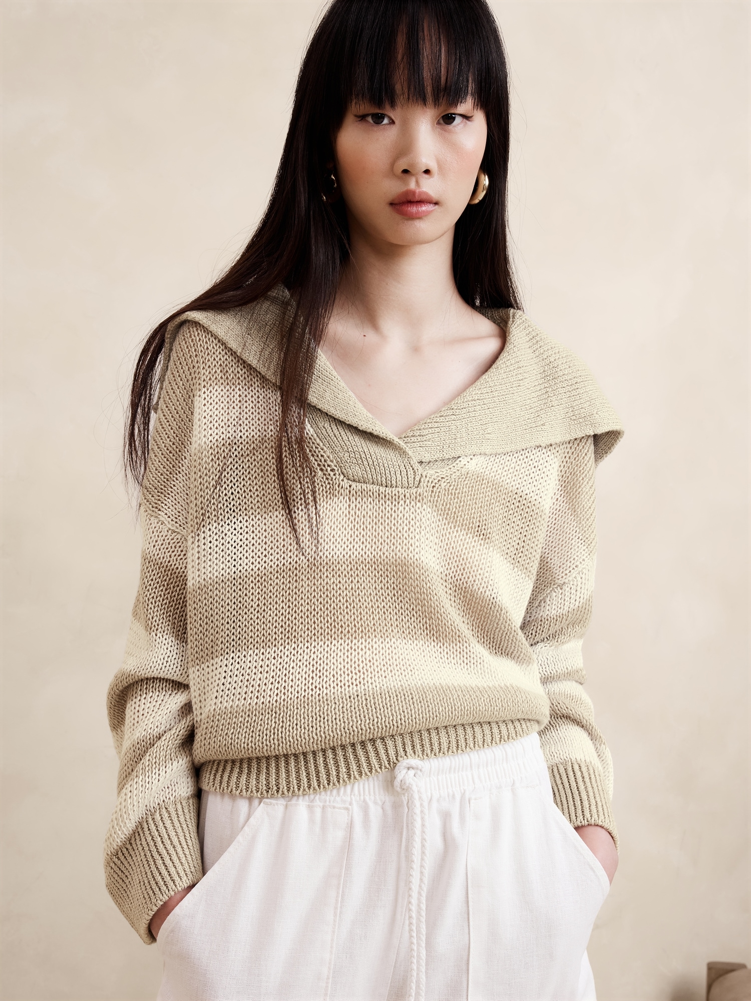 Linen Sailor Sweater