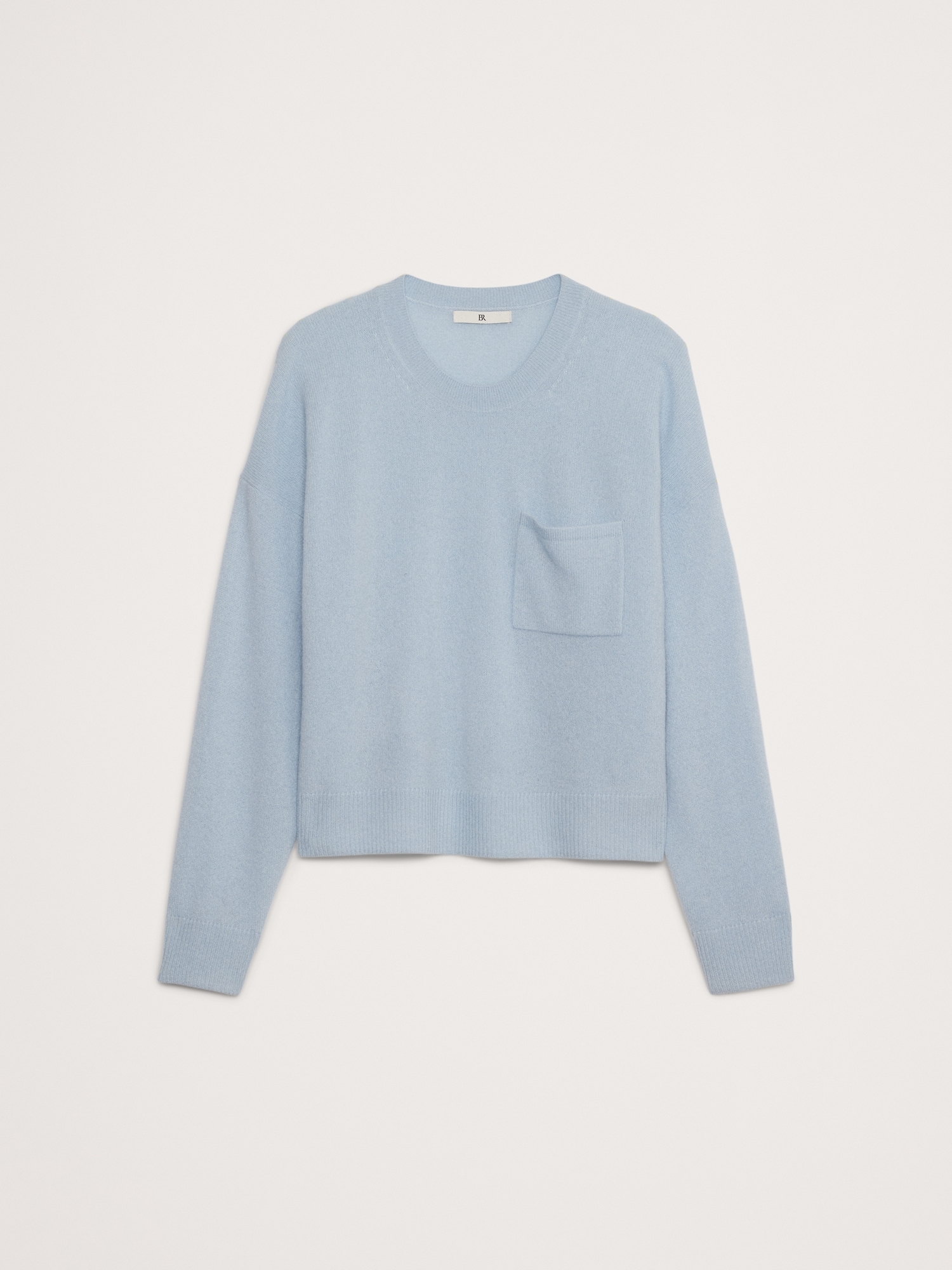 Lightweight Cashmere Cropped Sweater