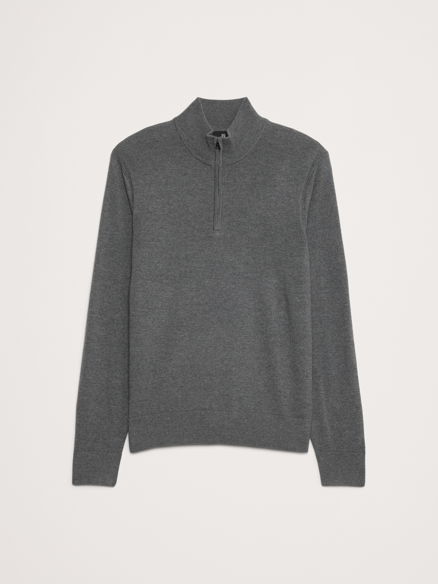 Italian Merino Half-Zip Sweater