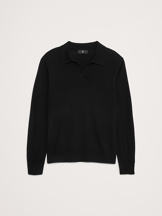 Italian Merino Sweater Polo | Banana Republic