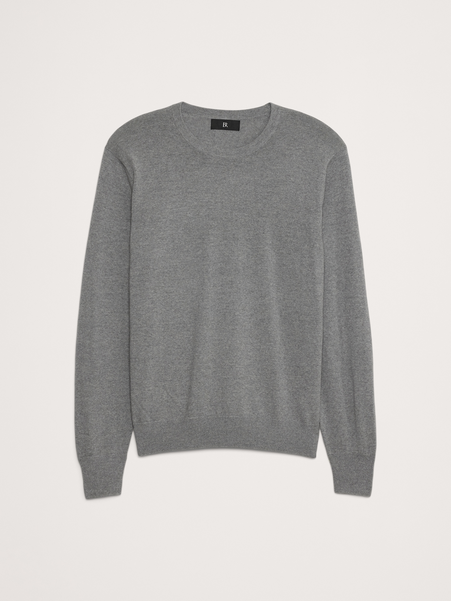 Italian Merino Crew Neck Sweater Banana Republic