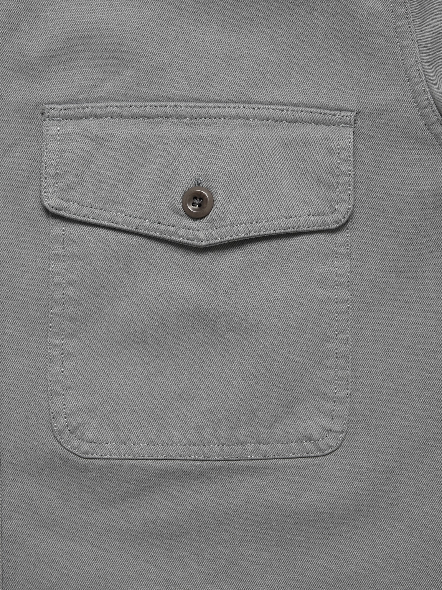 Cotton Twill Shirt Jacket