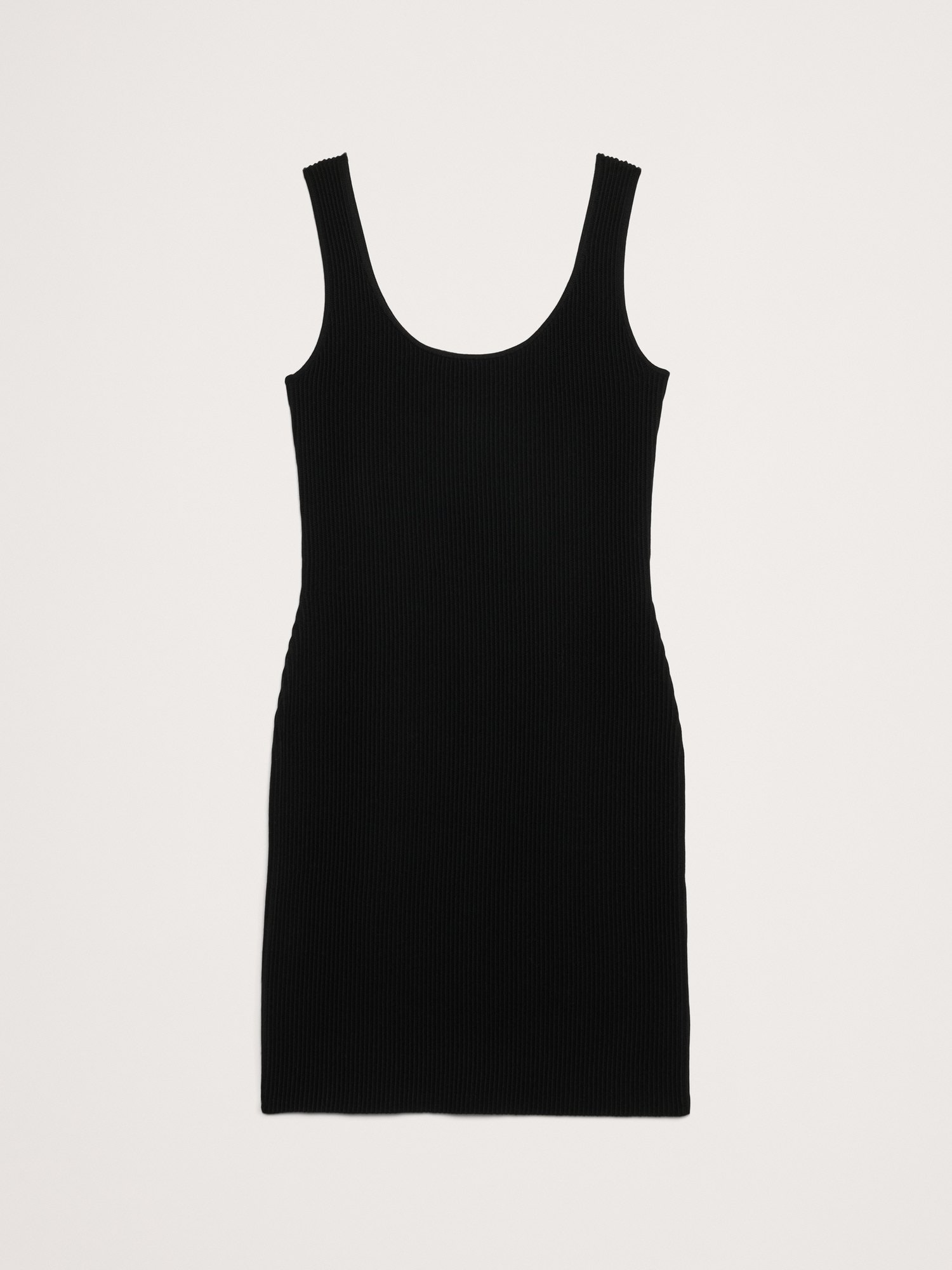 Sculpted Ribbed Tank Dress