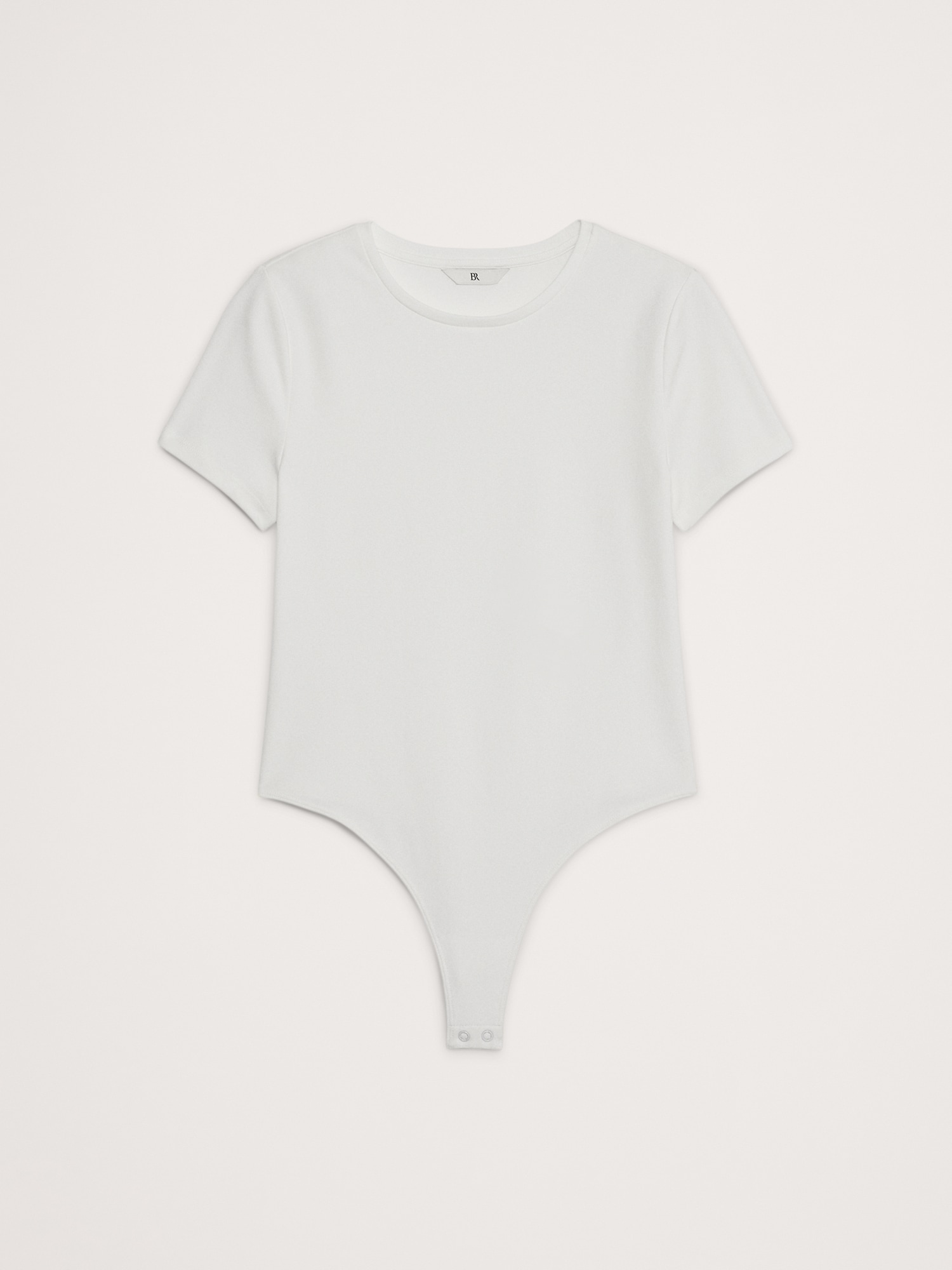 Refined Crew-Neck Thong Bodysuit