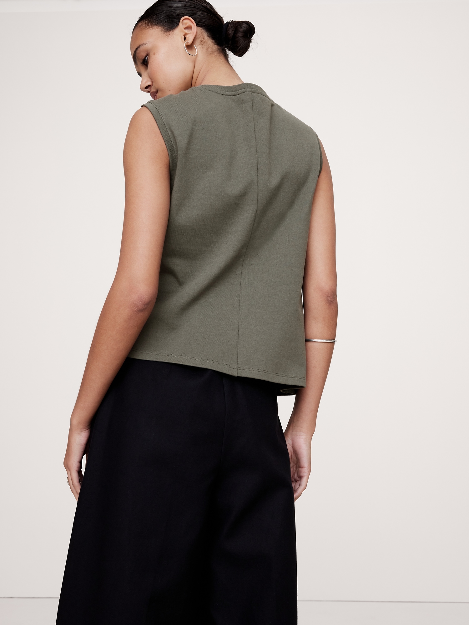 Cotton Draped Tank