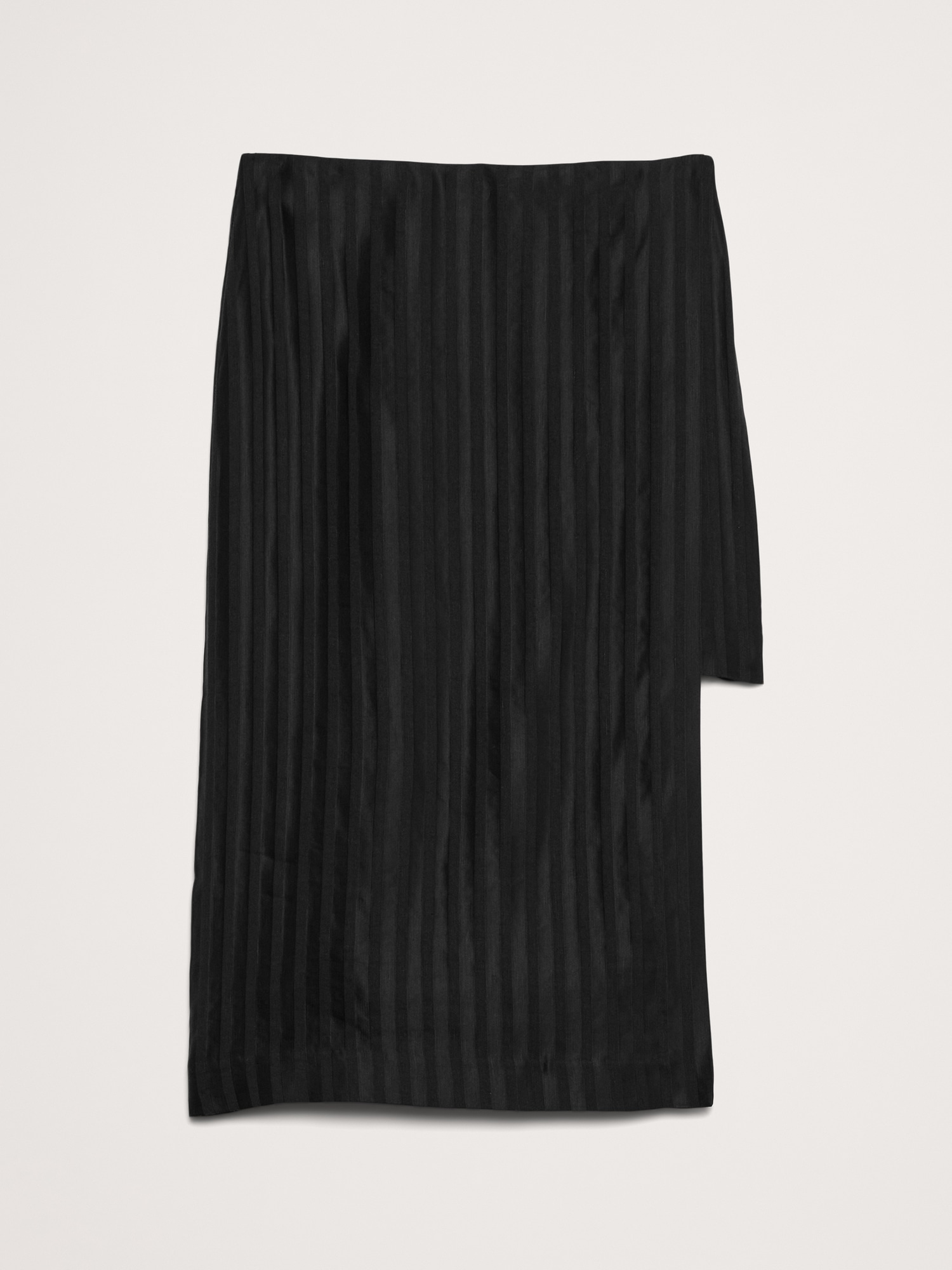 Satin Stripe Skirt