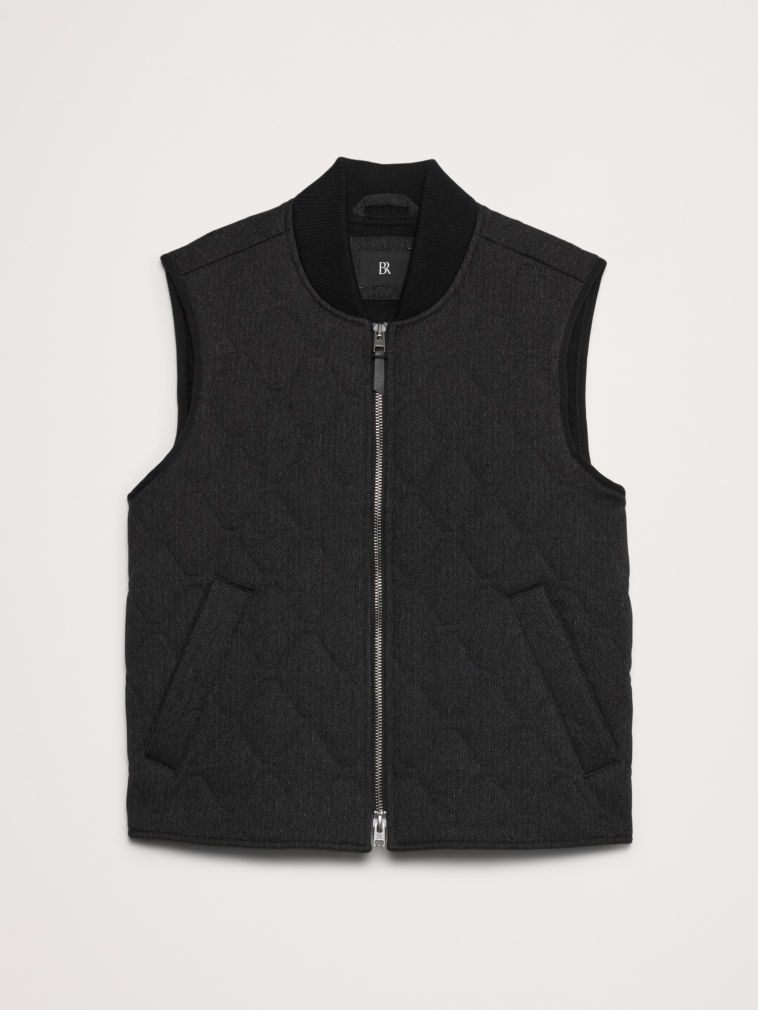 Herringbone Quilted Vest