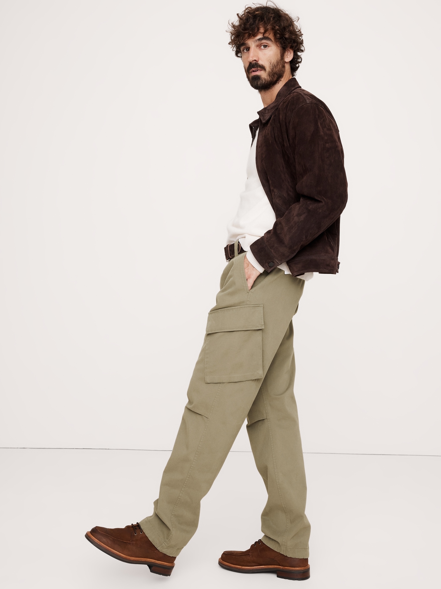 Brushed Twill Cargo Pant