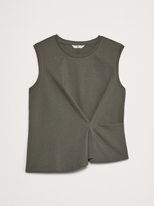 Cotton Draped Tank | Banana Republic