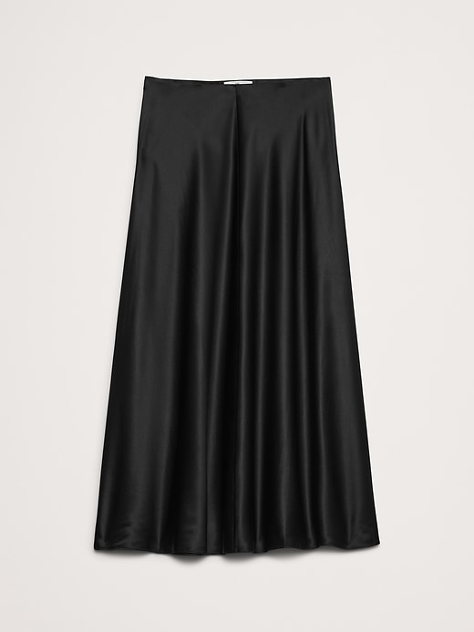 Bias Cut Silk Midi Skirt Banana Republic