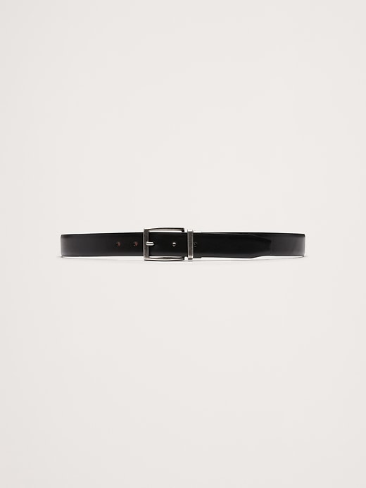 Reversible Leather Dress Belt