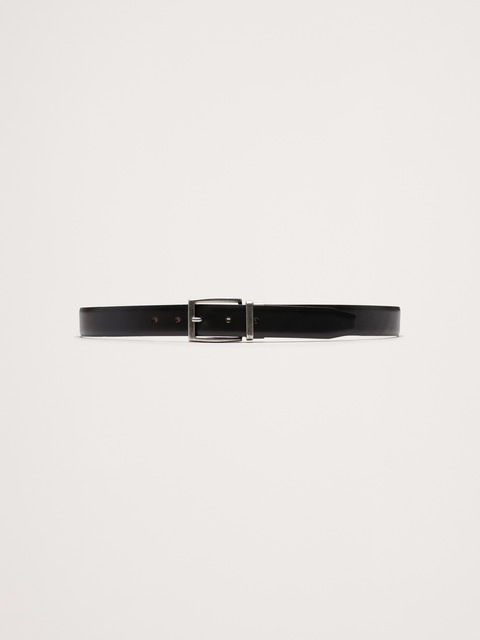 Reversible Leather Dress Belt