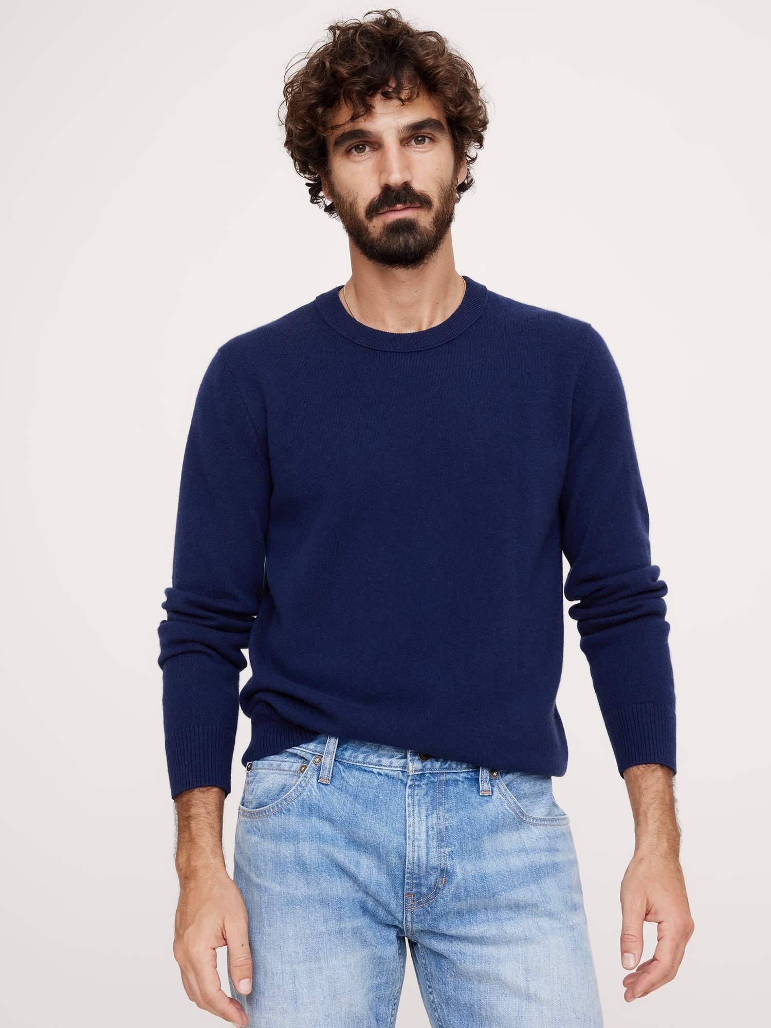 Alta Cashmere Crew-Neck Sweater