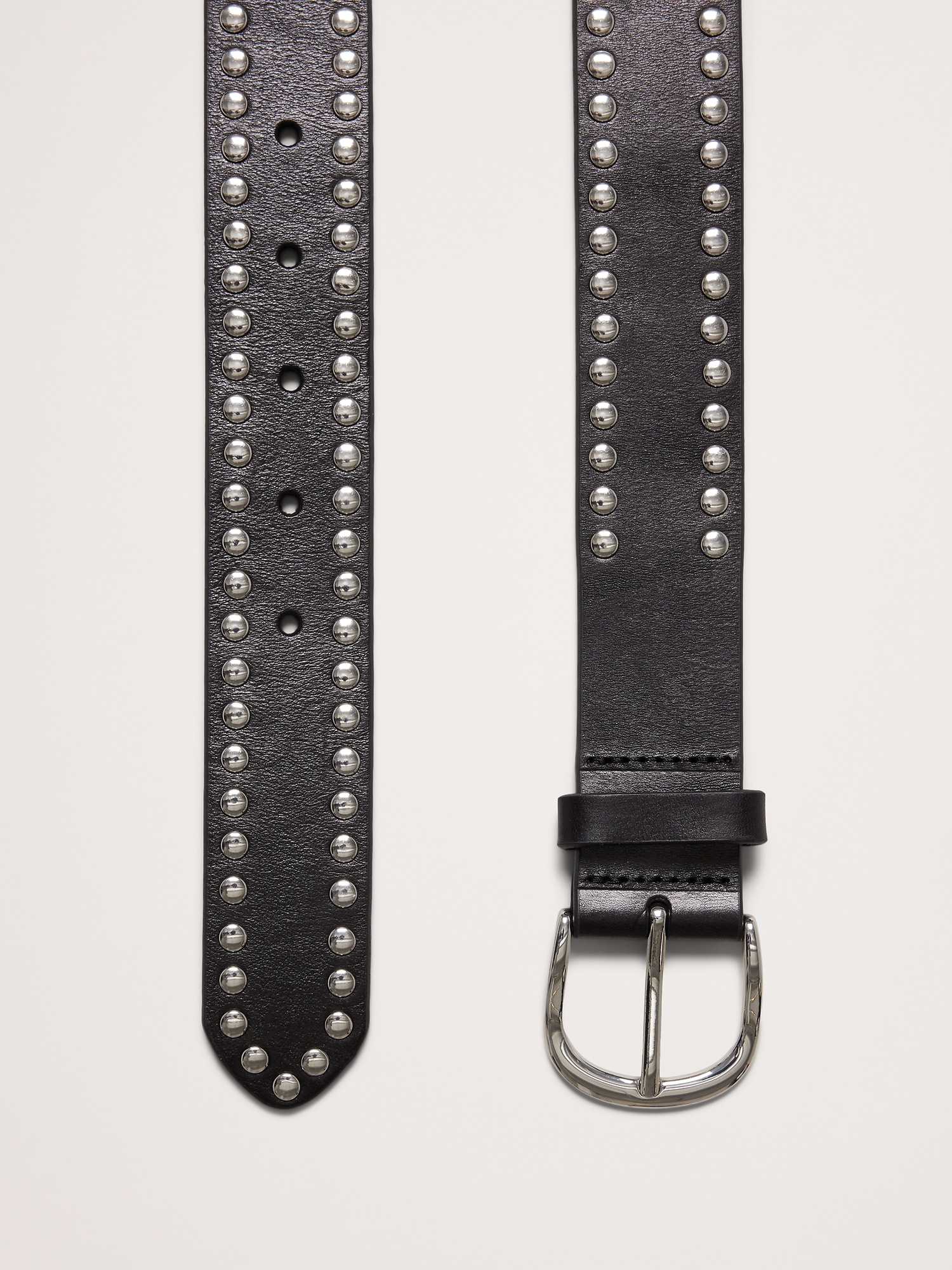 Studded Leather Belt