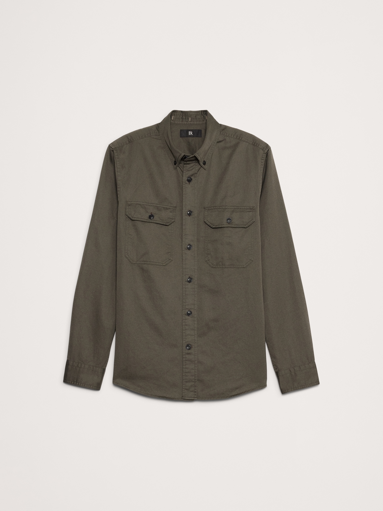 Cotton-Linen Utility Shirt