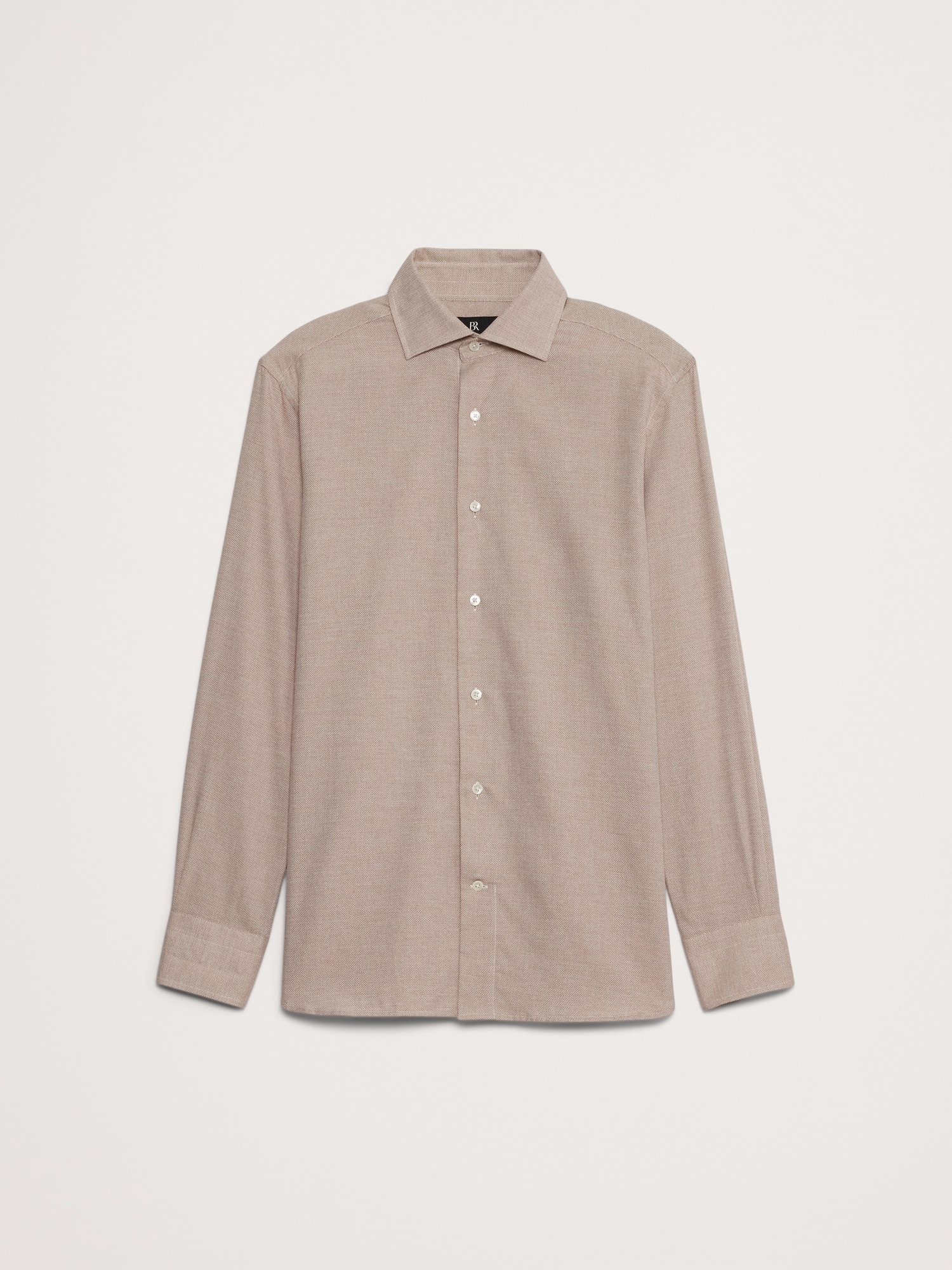 Slim Cotton-Cashmere Dress Shirt