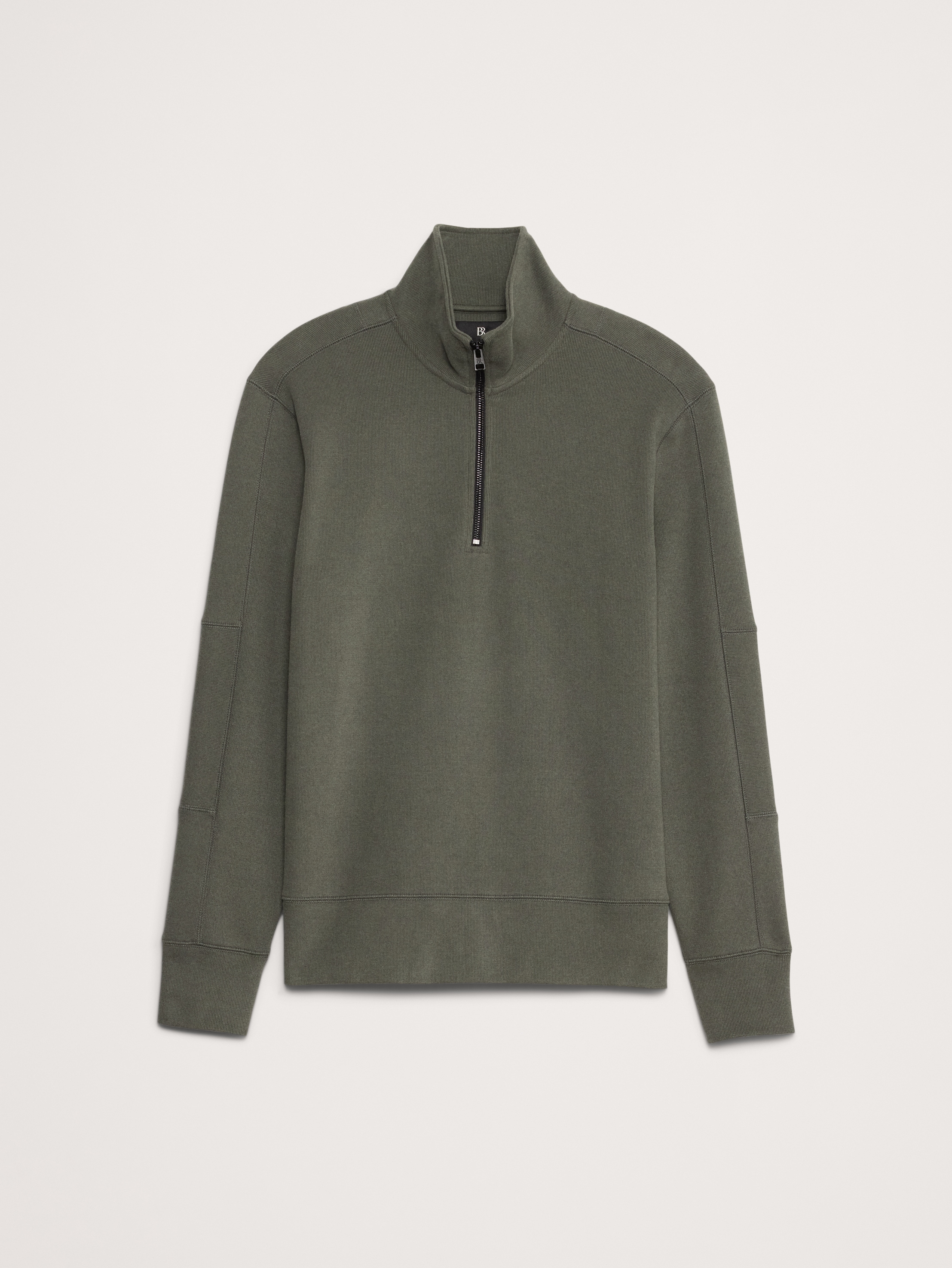 [COVERNAT]★RIB COLLAR HALF ZIP-UP SWEATSHIRT COVERNAT]☆RIB COLLAR HALF ZIP-UP SWEATSHIRT