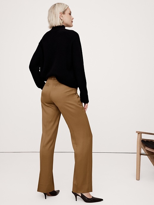 High-Rise Wide-Leg Italian Satin Pant | Banana Republic