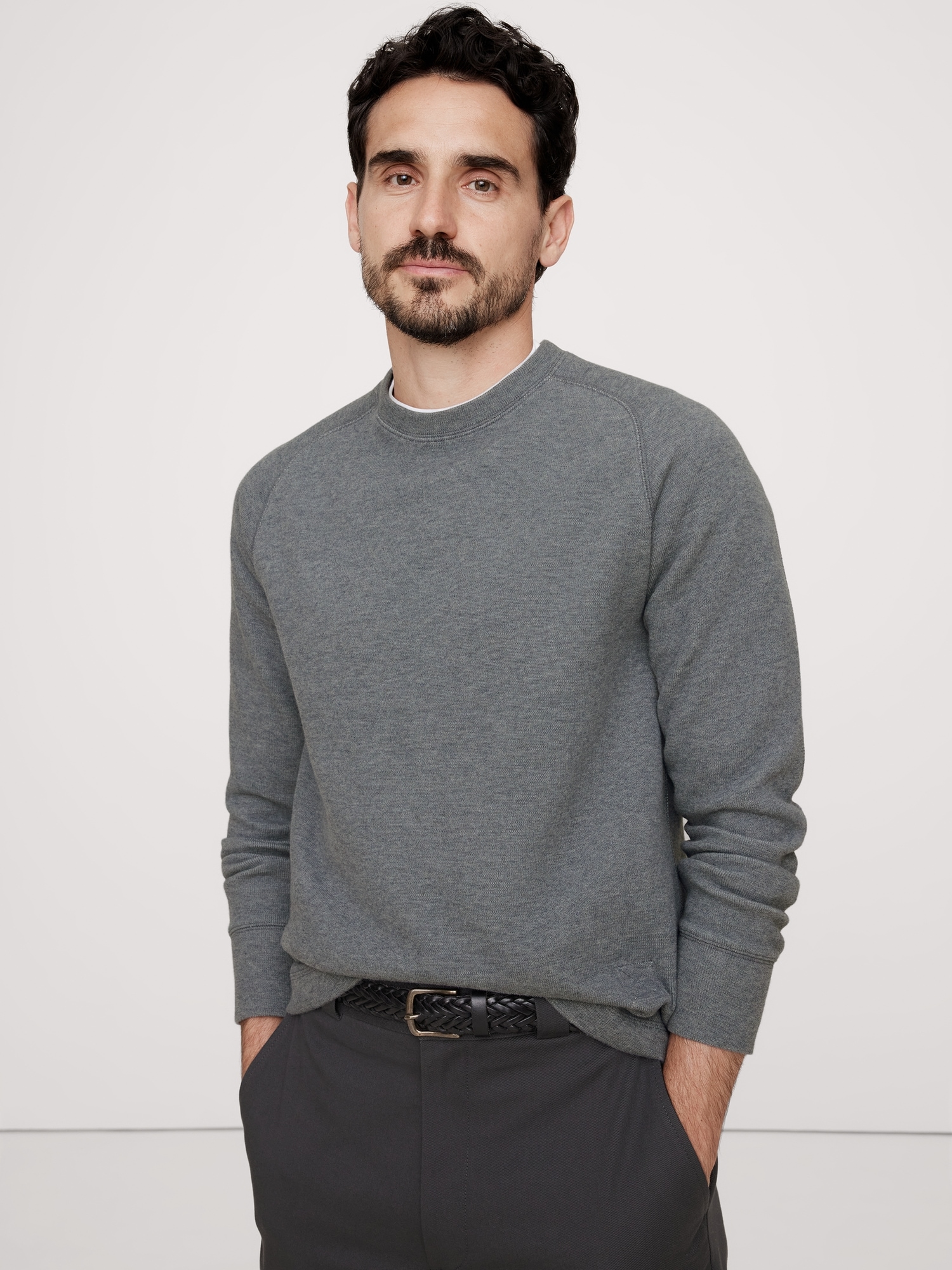 Banana republic gray sweater best sale