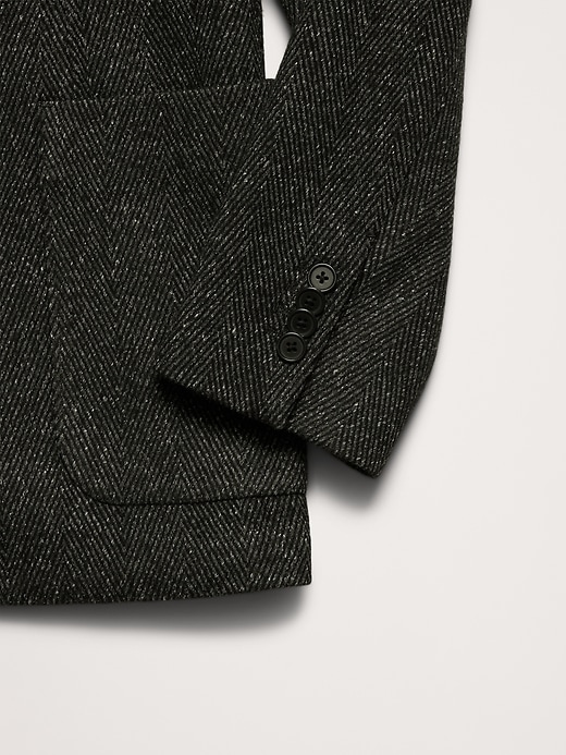 Black Tweed Sport Coat 2026.Italian Tweed Double-Breasted Sport Coat | Banana Republic