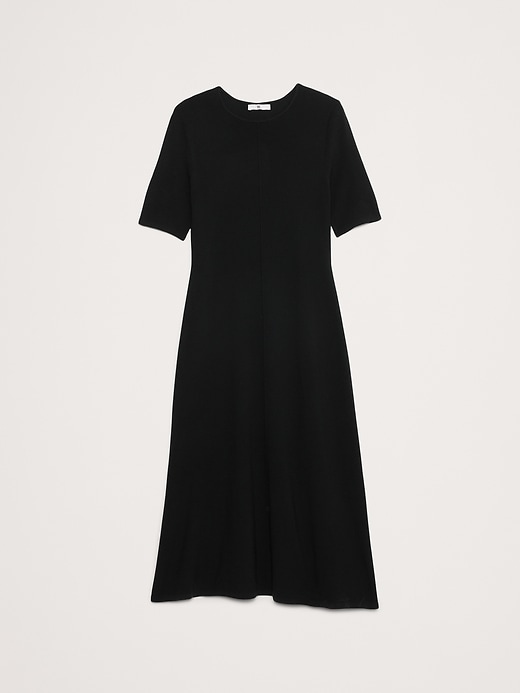 banana republic black sweater dress St. Agni Women's Asymmetric Tuck Mini Dress  Saint Bernard