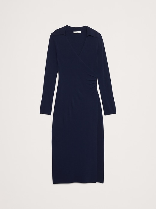 Polo Wrap Sweater Dress | Banana Republic