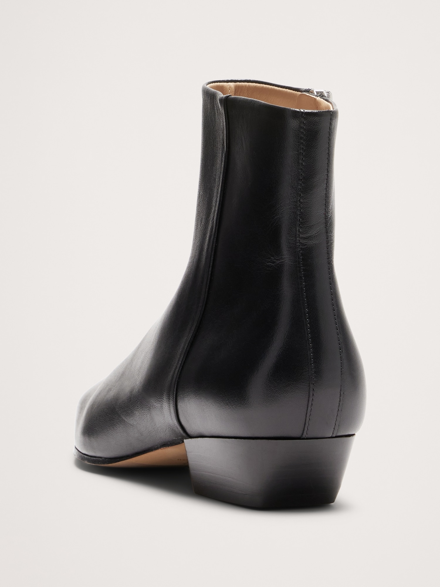 Italian Leather Ankle Boot