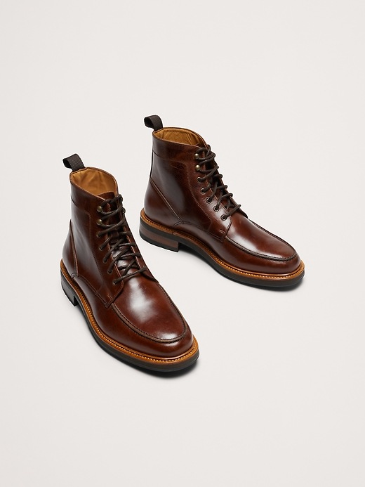 Jaxon Leather Boot | Banana Republic