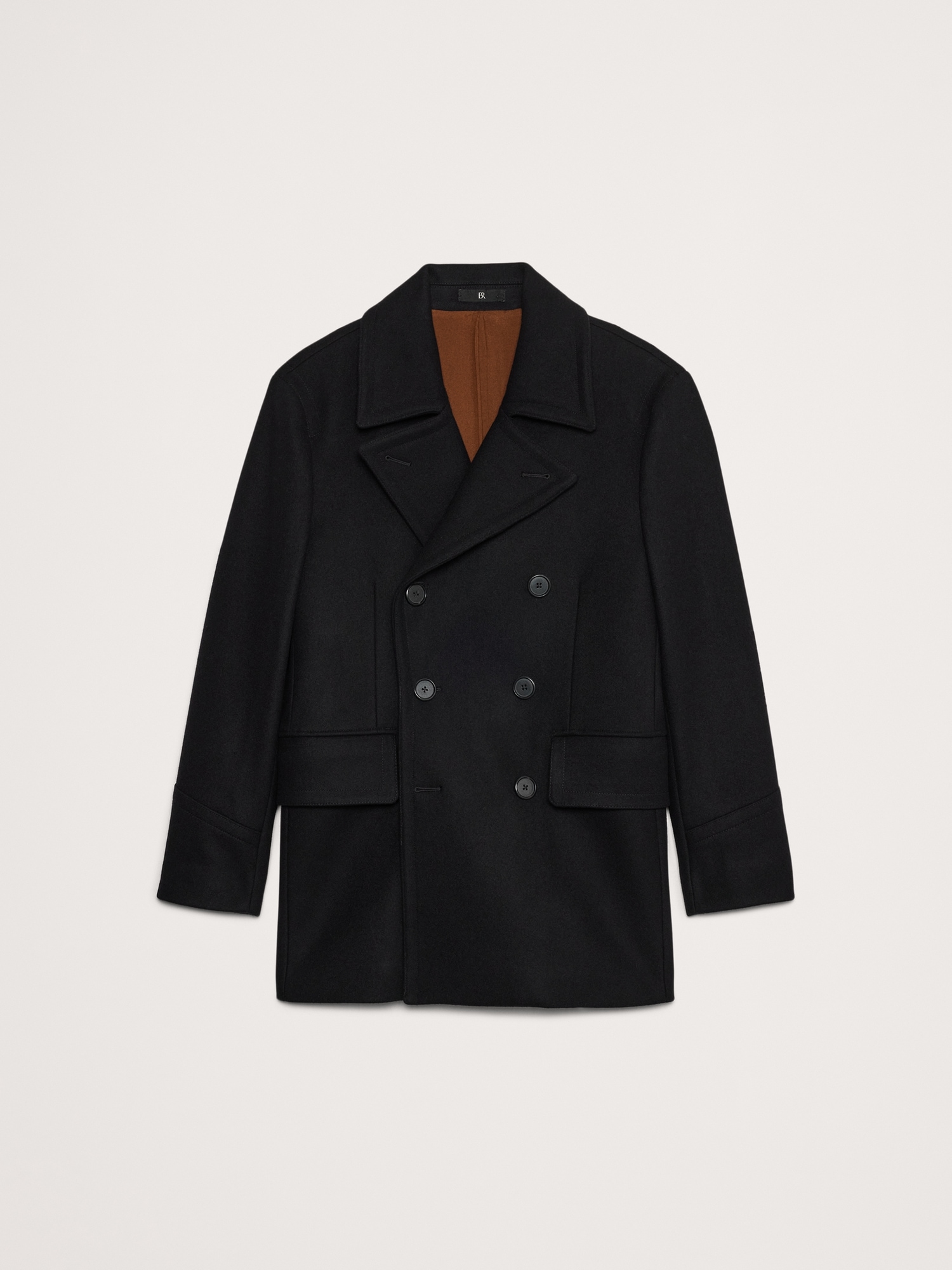 Italian Melton Peacoat Banana Republic