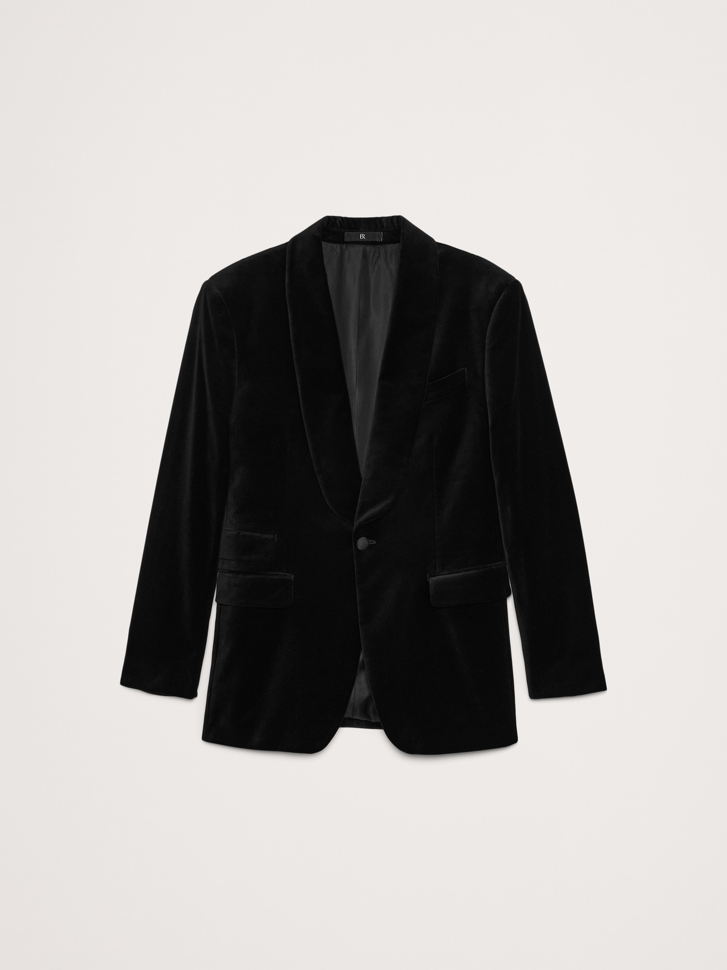 Cotton Velvet Tuxedo Jacket