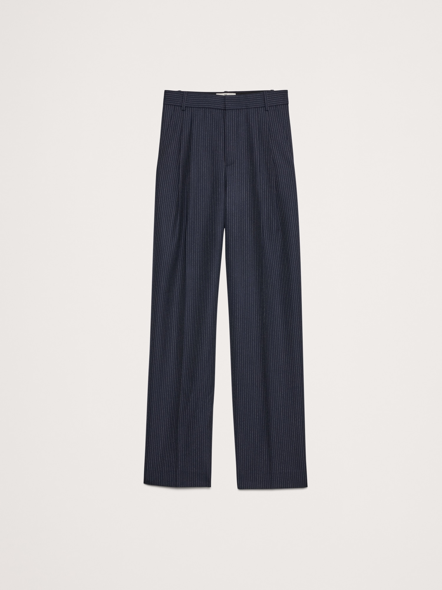 Relaxed Wide-Leg Italian Wool Pant