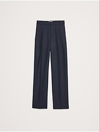Relaxed Wide-Leg Italian Wool Pant