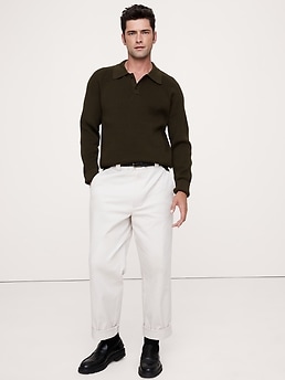 BANANA REPUBLIC セーター ニット FACTORY STORE ワイドリブ