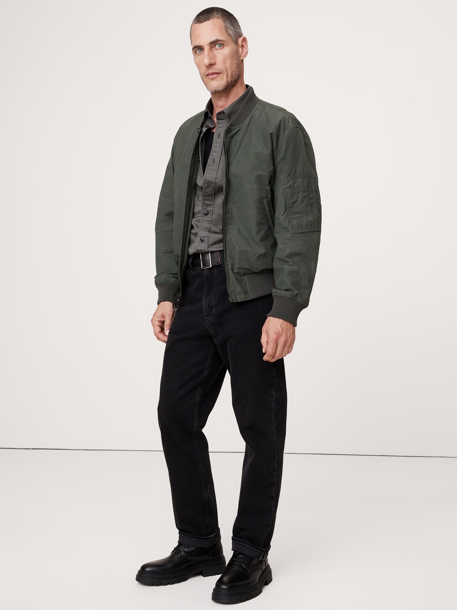 Water Resistant Bomber Jacket Banana Republic