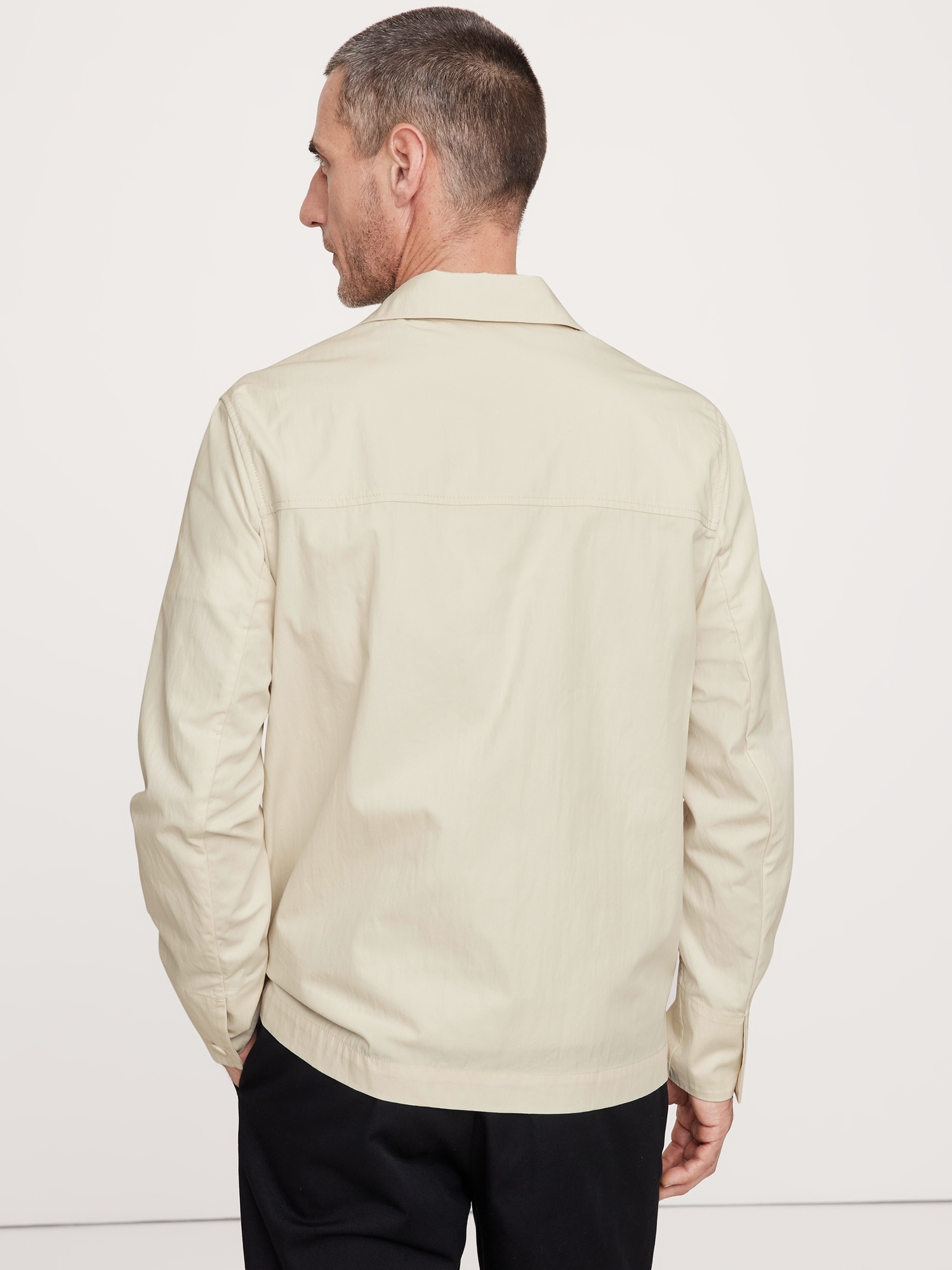 Water-Resistant Shirt Jacket