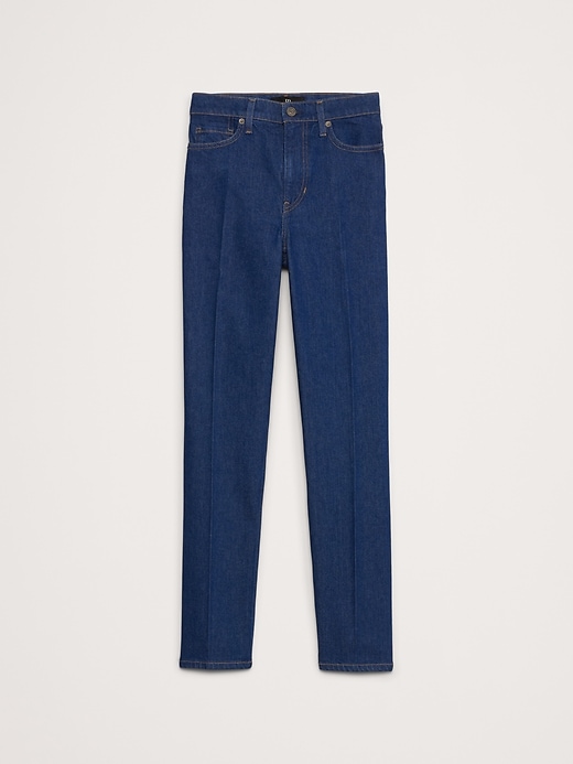 High-Rise Straight Jean | Banana Republic